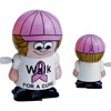 Promotional * CLOSEOUT * Walking Winder Pink Ribbon Lady with Logo