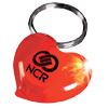 Promotional Mini Heart Key Light Keychain with Logo