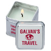 Promotional Aromatherapy Candle - Square with Logo