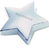 Promotional Silver Plated Star Paperweight - Laser Engraved with Logo