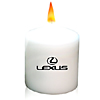 Promotional Pillar Candle - 3" with Logo