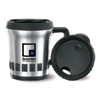 Promotional Squire Steel Desk Mug by VisionUSA ® - 14 oz. with Logo