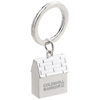 Promotional La Casa House-Shaped Chain in Silver Finish Stainless Steel with Logo