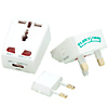 Promotional Universal Travel Adapter with USB Port with Logo