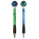 Promotional Pen with Spinning Globe Shaped Stressball with Logo