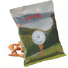 Promotional Golf Tee Pretzel Snacks in Custom Labeled Bag by Taylor & Grant ? - 2 oz. with Logo