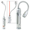 Promotional Metal Clip Laser Pointer & Flex Light Combo with Logo