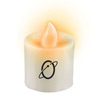 Promotional Flameless Votive LED Candle - Single Color Light - Battery Powered with Logo