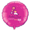 Promotional Round Microfoil Valved Balloons - 18" with Logo