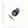 Promotional 1-Ply Facial White Luncheon Napkins - 6.5" x 6.5" with Logo