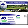 Promotional Laminated Postcard - Full Color - 3.5" x 8.5" with Logo