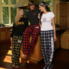 Promotional Elastic Flannel Pajama and Lounge Pant with Logo