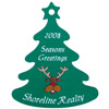 Promotional Custom Woven Holiday Ornament - Tree with Logo
