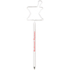 Promotional Mortar & Pestle Shaped Twist Pen - Opaque Colors with Logo