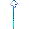Promotional Tooth Shaped Twist Pen - Transparent & Clear Colors with Logo