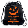 Promotional Halloween Drawstring Backpack - 14-3/4" w x 18-3/4" h" with Logo