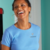 Promotional Rib Scoop-Neck T-Shirt by Anvil ® - Women&prime;s - Colors with Logo