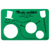 Promotional Shapes Stencil - Winter Snowman with Logo