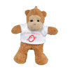 Promotional Stuffed Monkey Keychain Ornament with Logo