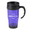 Promotional Translucent Double Wall Travel Mug - 16 oz. with Logo