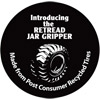 Promotional Retread Recycled Jar Opener with Logo
