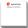 Promotional Self Adhesive Note Pad by ePromoNotes - 50 Sheet - 3" x 3" with Logo