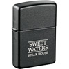 Promotional Windproof Pocket Lighter by Zippo ® - Black Matte with Logo