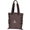 Promotional 100% Organic Cotton Button Tote by Soren ™ - 14" w x 14.5" h x 0.5" d with Logo