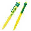 Promotional Biodegradable Corn Plastic Click Pen with Logo