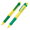 Promotional Biodegradable Corn Plastic Click Pen w/ Grip with Logo