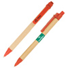 Promotional Eco-Green Recycled Paper Barrel Pen with Logo