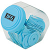 Promotional * CLOSEOUT * Geometric Paper Clip Jar with Logo