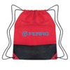 Promotional Non-Woven Two-Tone Sports Pack - 14" w x 17" h with Logo