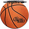 Promotional Sport Journal - Basketball - 5" dia. with Logo