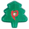 Promotional Light Up Blinking Button - Tree with Logo
