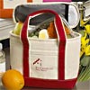 Canvas Boat Tote Cooler - Small - 6 Can