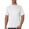 Promotional Ring-Spun Organic Cotton Short-Sleeve Tee by UltraClub ® - Men&prime;s - White with Logo