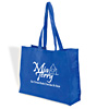 Promotional Non-Woven Reusable Shopper Tote Bag - 20" w x 16" h x 6" d with Logo