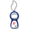 Promotional Bottle/Can Opener Keychain with Medical Theme Stock Art - Full Color Dome with Logo