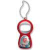 Promotional Bottle/Can Opener Keychain with Patriotic Theme Stock Art - Full Color Dome with Logo