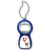 Promotional Bottle/Can Opener Keychain with Real Estate Theme Stock Art - Full Color Dome with Logo