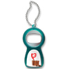 Promotional Bottle/Can Opener Keychain with Legal Services Theme Stock Art - Full Color Dome with Logo