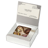 Promotional Business Card Box Filled with Truffles - 4 Pieces with Logo