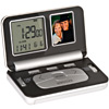 Promotional Travelers Digital Photo Frame/Clock - 1.5" with Logo