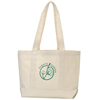 Promotional Organic Cotton Boat Tote Bag - 19-3/4" w x 13" h x 5-3/4" d" with Logo
