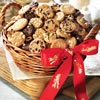 Promotional Gift Basket with 60 Nibblers � by Mrs. Fields � with Logo