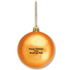Promotional Shatter Resistant Ball Ornament with Logo