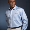 Promotional Wrinkle-Resistant Point Collar Oxford - Long-Sleeve with Logo