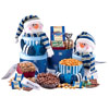 Promotional Deluxe Snowman Stacker Gift Tower with Logo