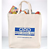 Promotional Cotton Canvas Jumbo Grocery Tote Bag - 15" w x 18" h x 6" d with Logo
